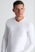 Shan Confort Microfiber Long-Sleeve V-Neck - 62520-92-000